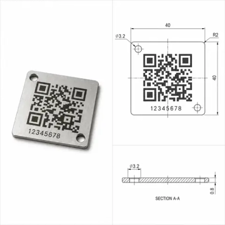 Табличка с QR-кодом