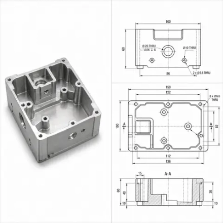 изготовление 3D прототипа алюминий